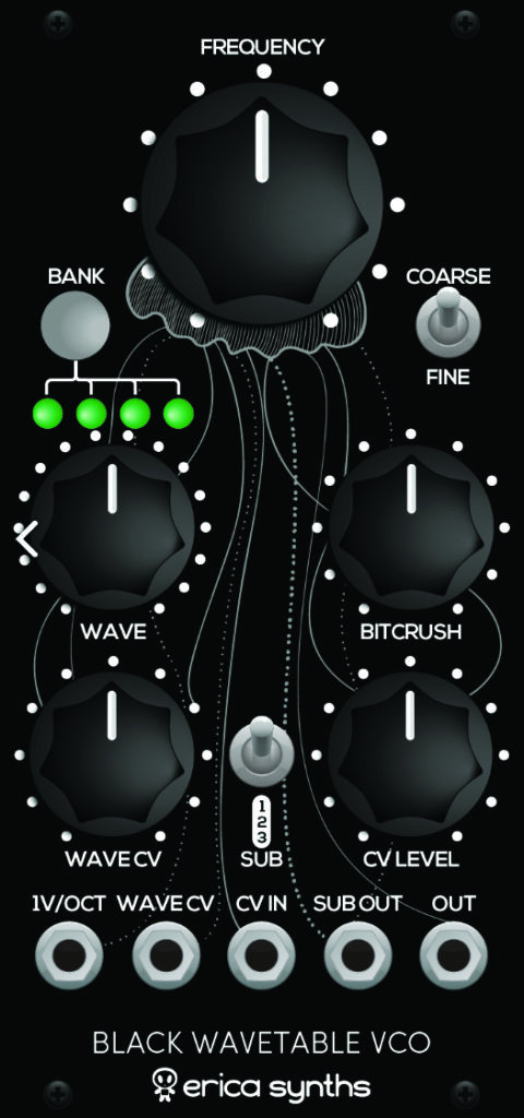 Erica Synth Black Wavetable VCO