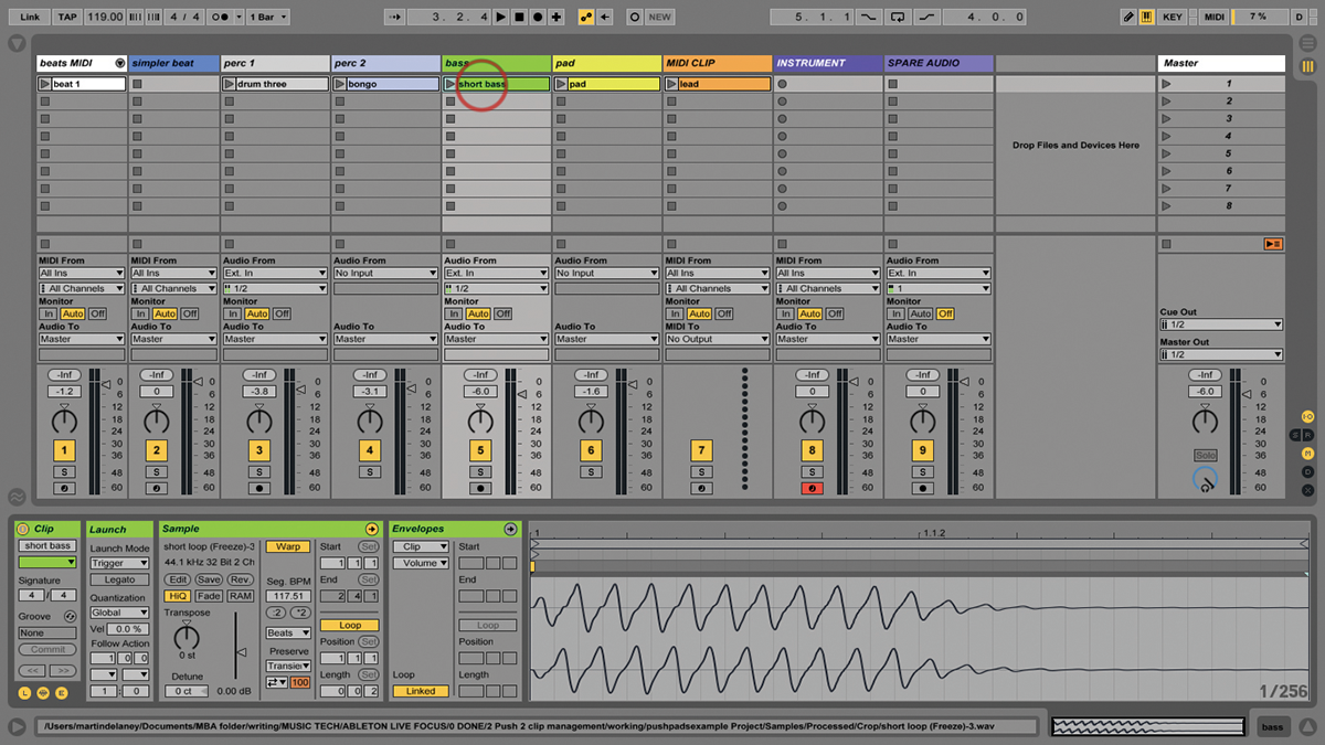 ableton live 9.6 zoom in