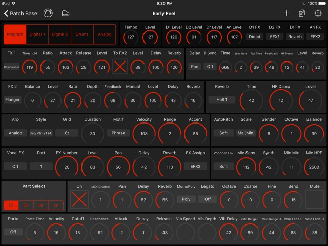 Patch Base newest update adds the Roland JD-Xi Editor