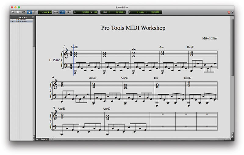 using MIDI in Pro Tools
