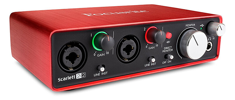 Interfaces for Live Performance - Focusrite 2i2