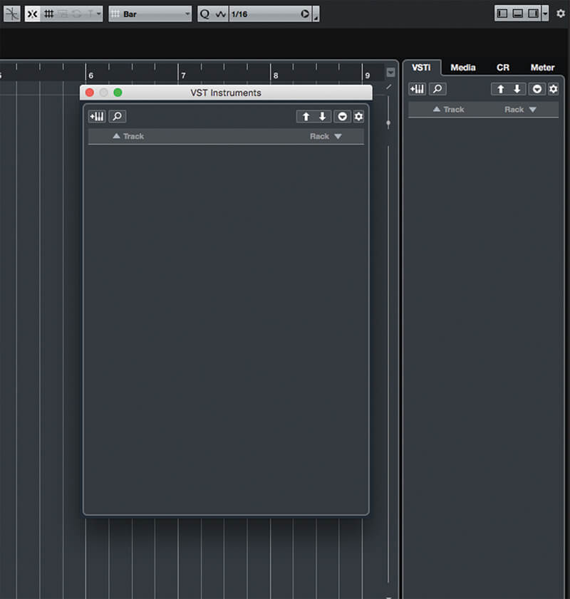 Beat and Pattern Sequencers in Cubase 9.5 - Step 1