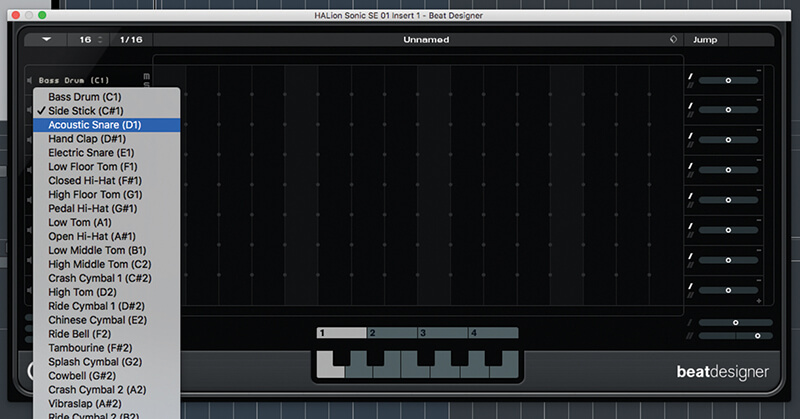 Beat and Pattern Sequencers in Cubase 9.5 - Step 10