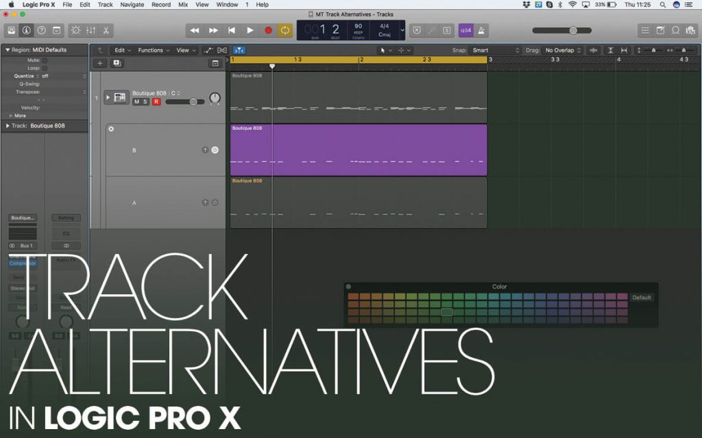 Track Alternatives in Logic Pro X - Title Image