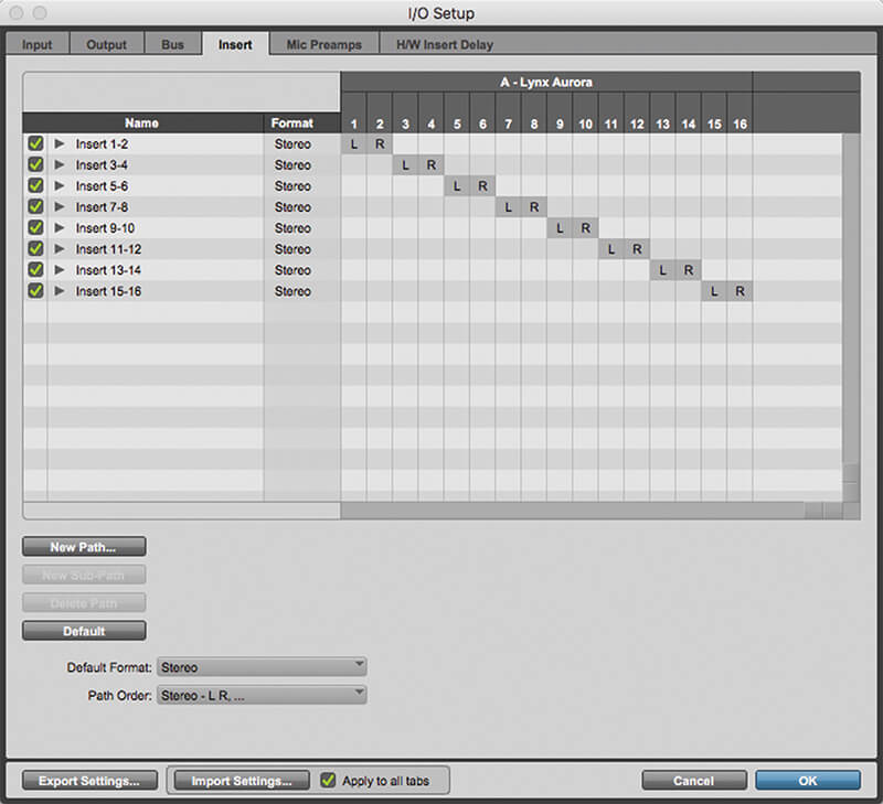 Working with the I/O window in Pro Tools - Step 9