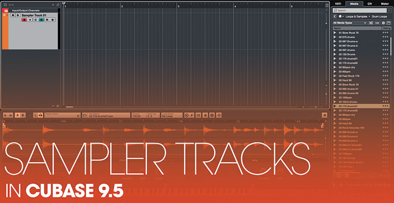 Using Sampler Tracks in Cubase 9.5