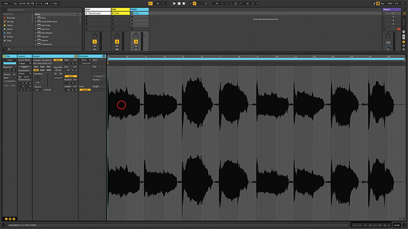 Recording, Editing and Mixing Vocals in Ableton Live - Step 4