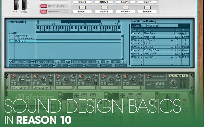 Sound Design in Reason 10