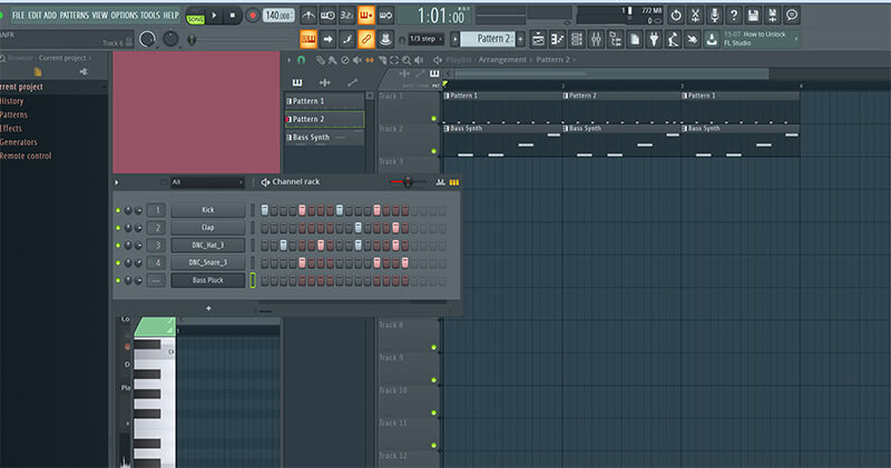 Working with Patterns in FL Studio 20 - Step 11
