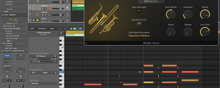 Studio Horns in Logic Pro X - Featured Image
