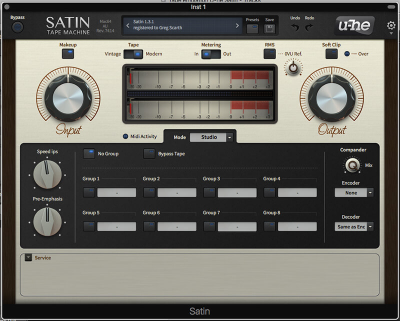 How To Create Tape Emulation Effects in u-he Satin - Step 1