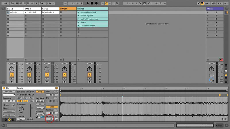 Field Recording in Ableton Live - Step 5