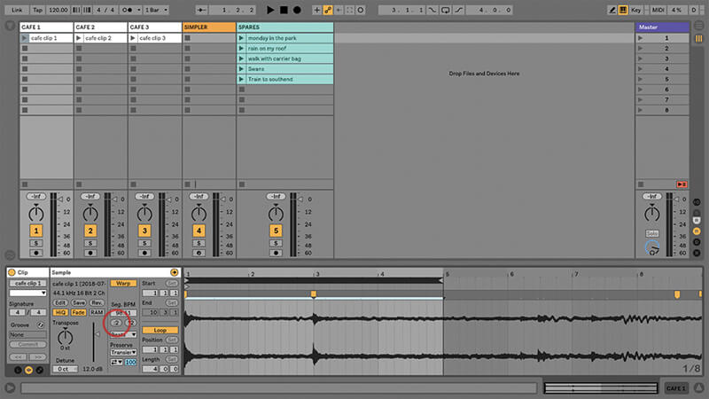 Field Recording in Ableton Live - Step 7
