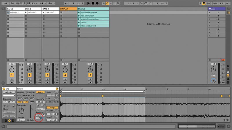 Field Recording in Ableton Live - Step 8