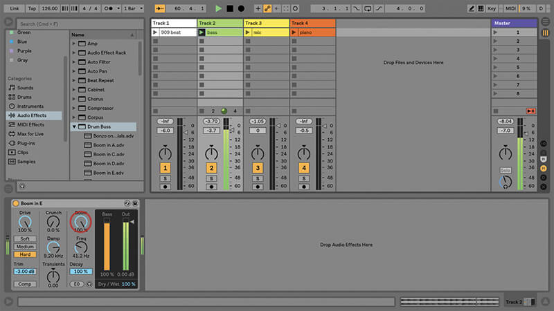 Using the New Drum Buss in Ableton Live - Step 9