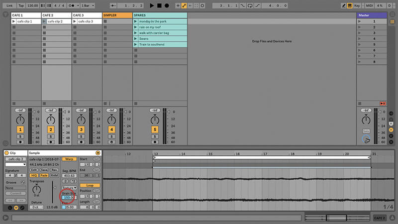 Field Recording in Ableton Live - Step 10