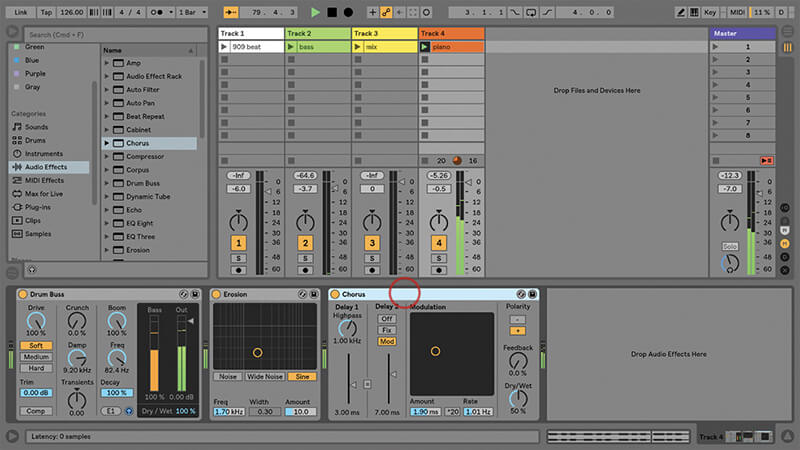 Using the New Drum Buss in Ableton Live - Step 12