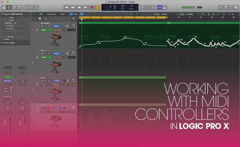 Working with MIDI Controllers in Logic Pro X