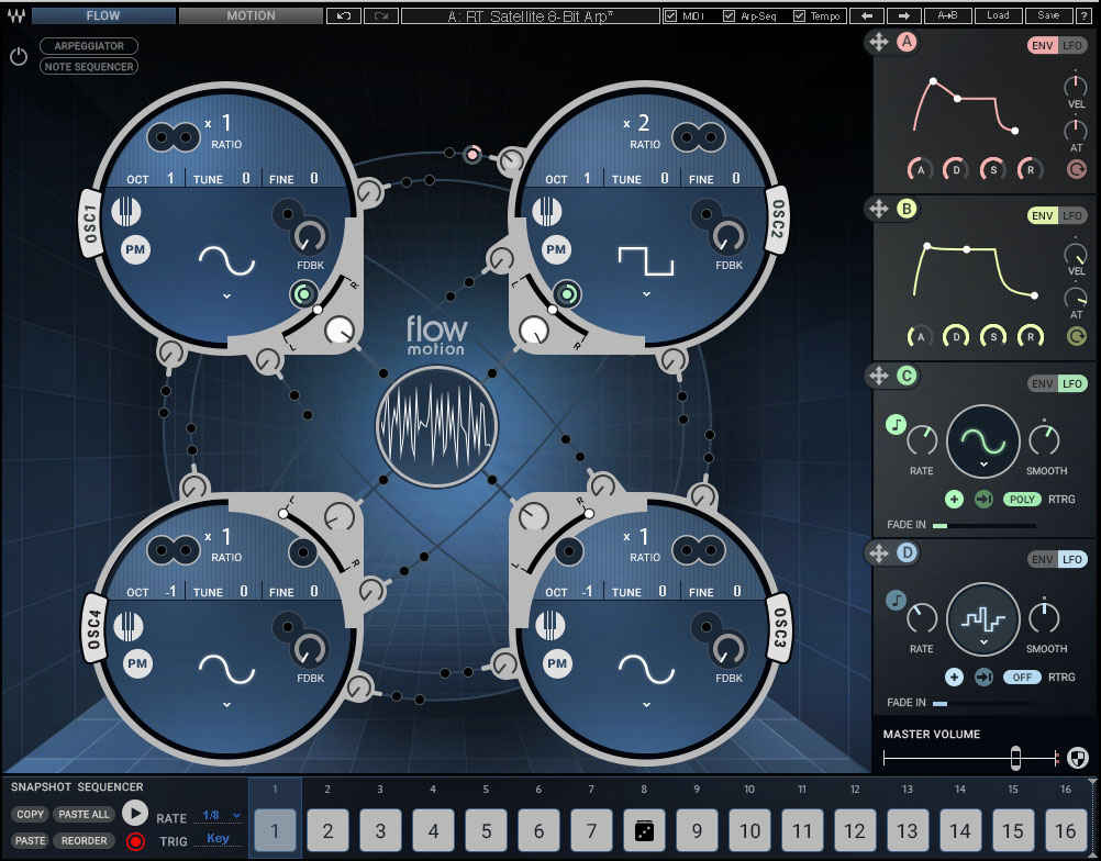 Waves AUdio Flow Motion FM Synth