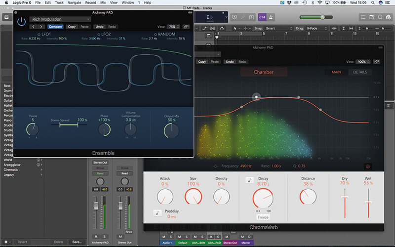 Lush analogue pads with Alchemy in Logic Pro X