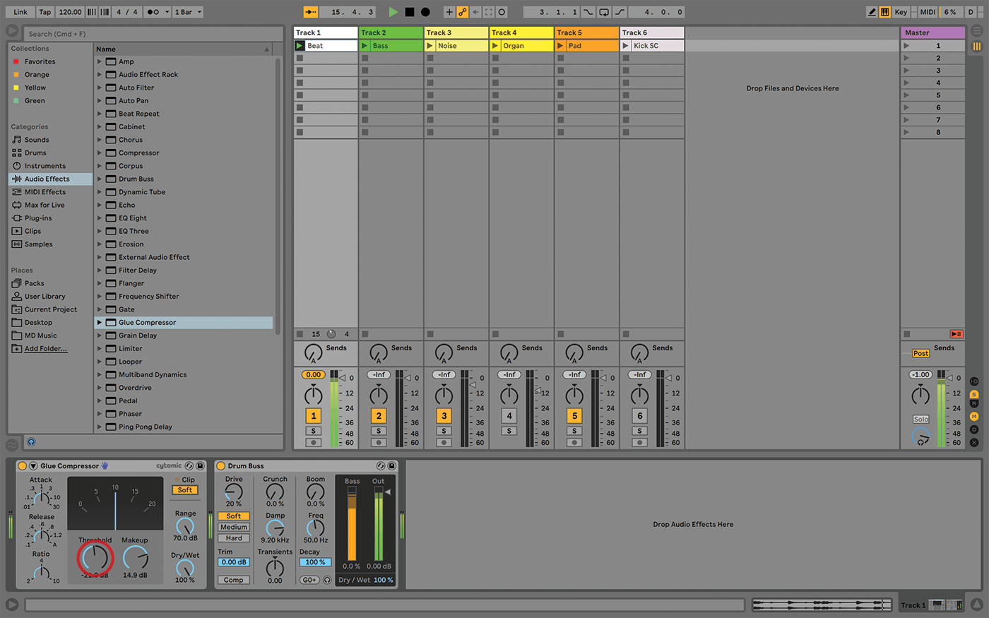 Compression and limiting demystified in Ableton Live tutorial