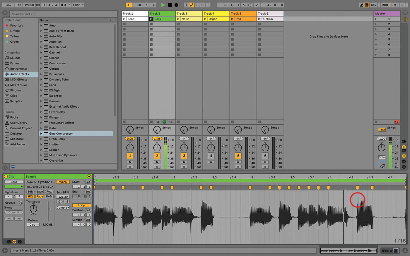 Understanding compression and limiting in Ableton Live