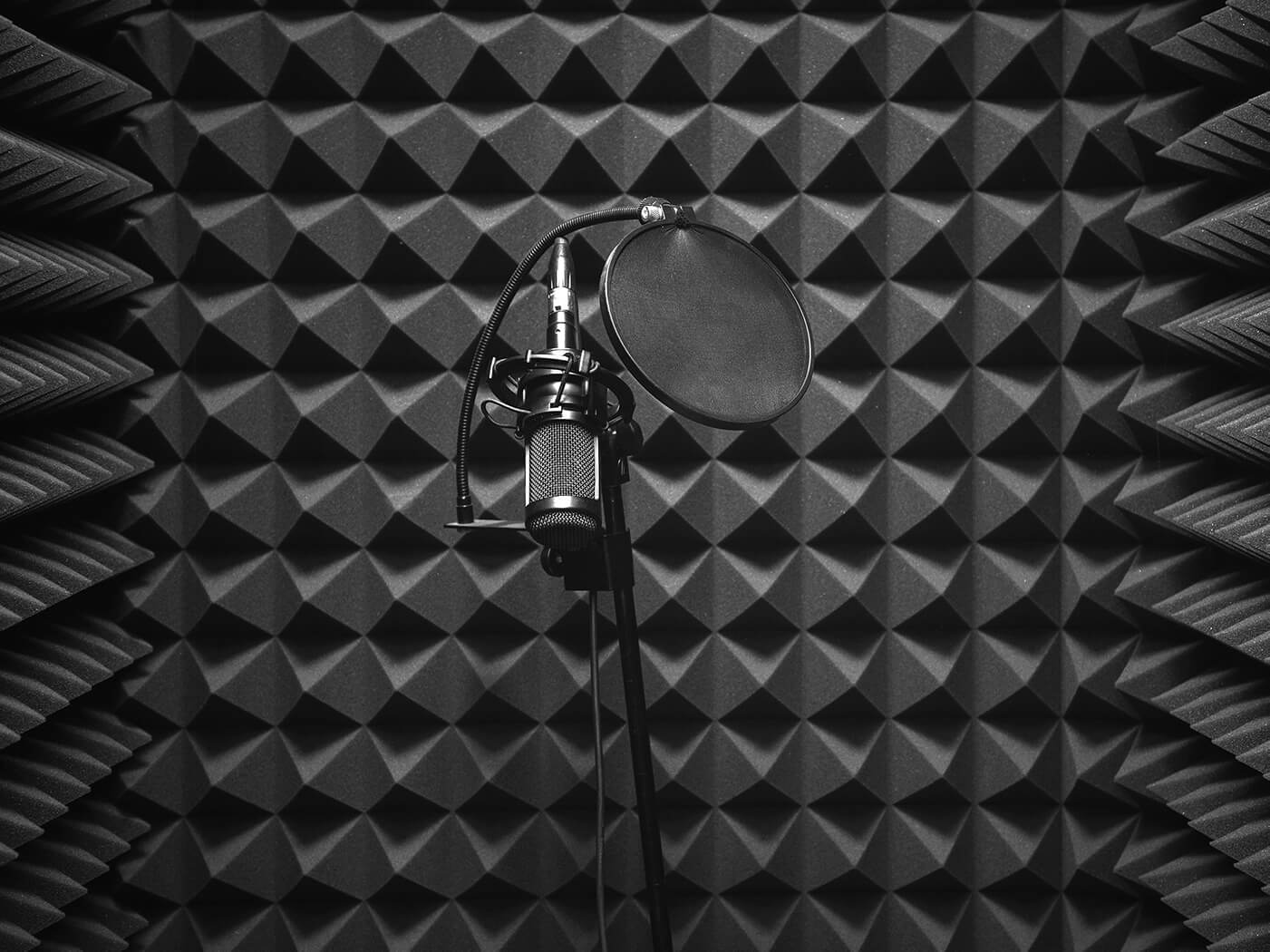 recording studio acoustics wall foam