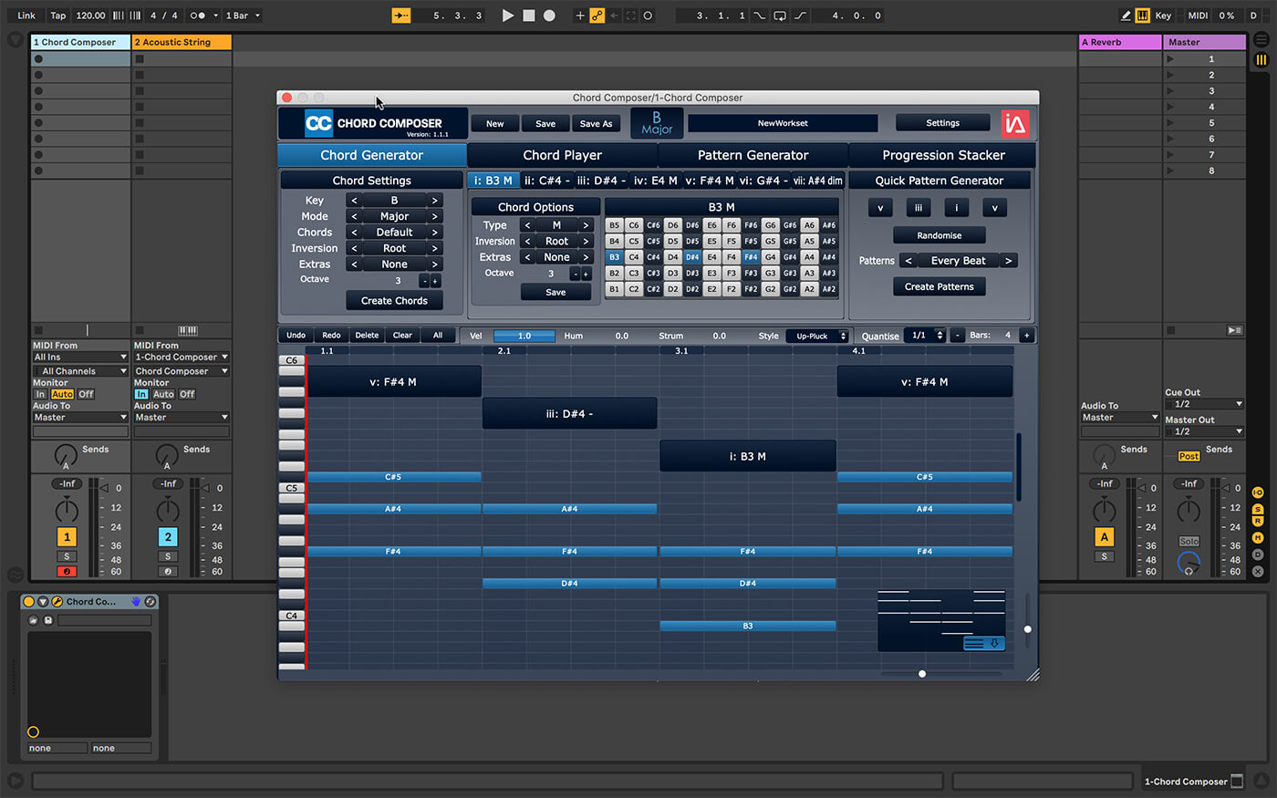 intuitive audio chord composer