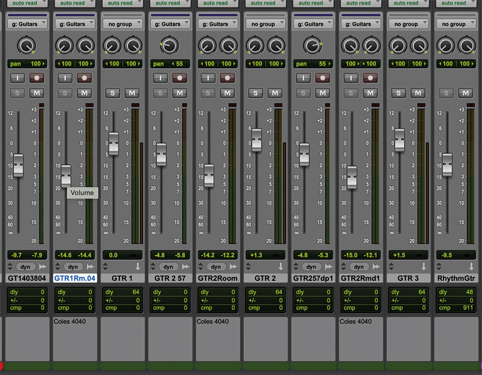 pro tools group mixing