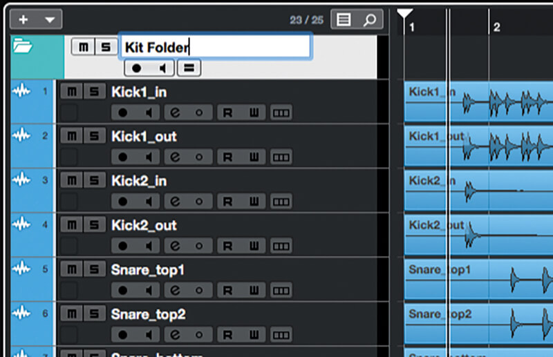 How to use Folders, Groups and Link Groups in Cubase