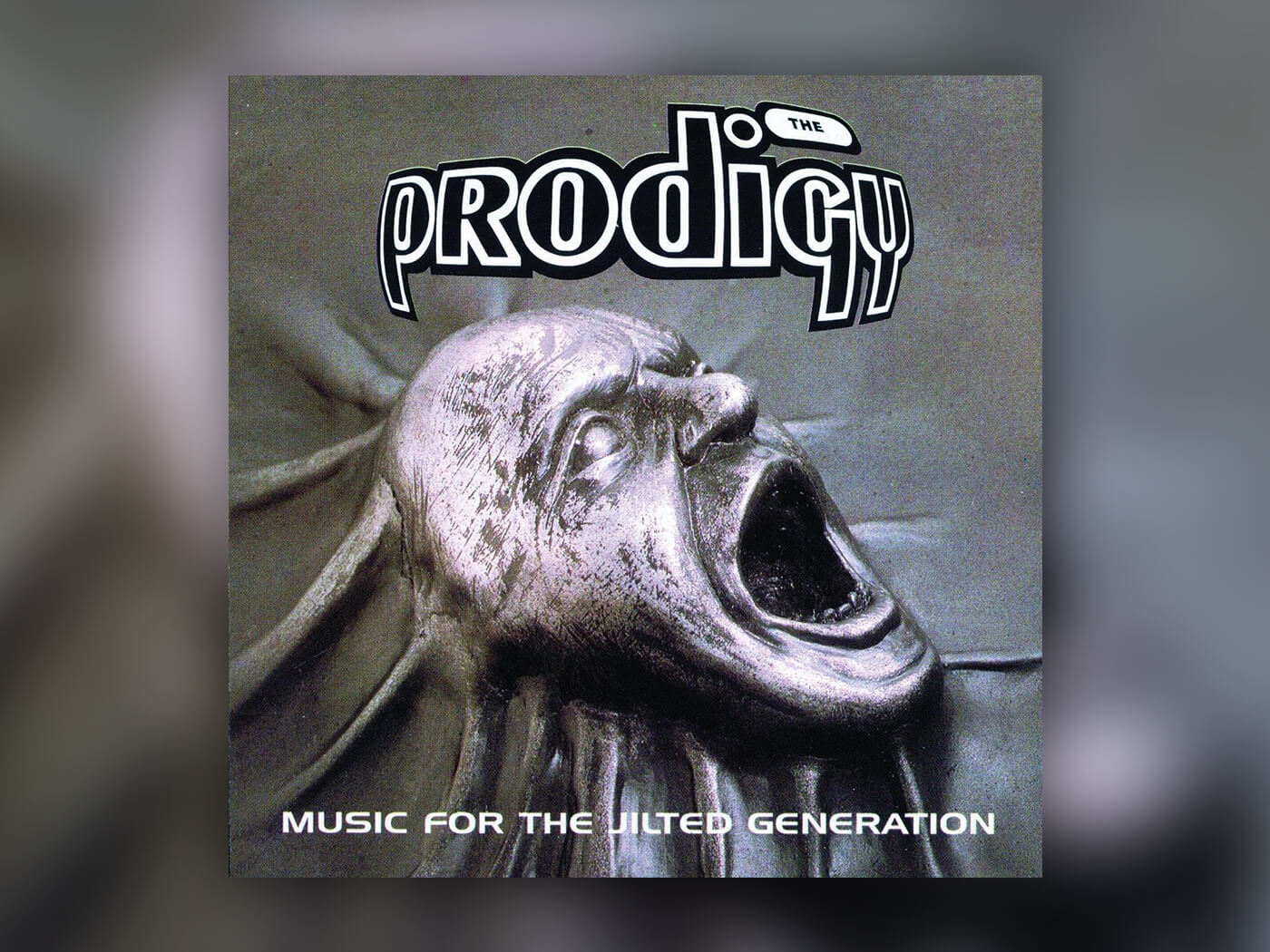 Album art from The Prodigy's Music For The Jilted Generation