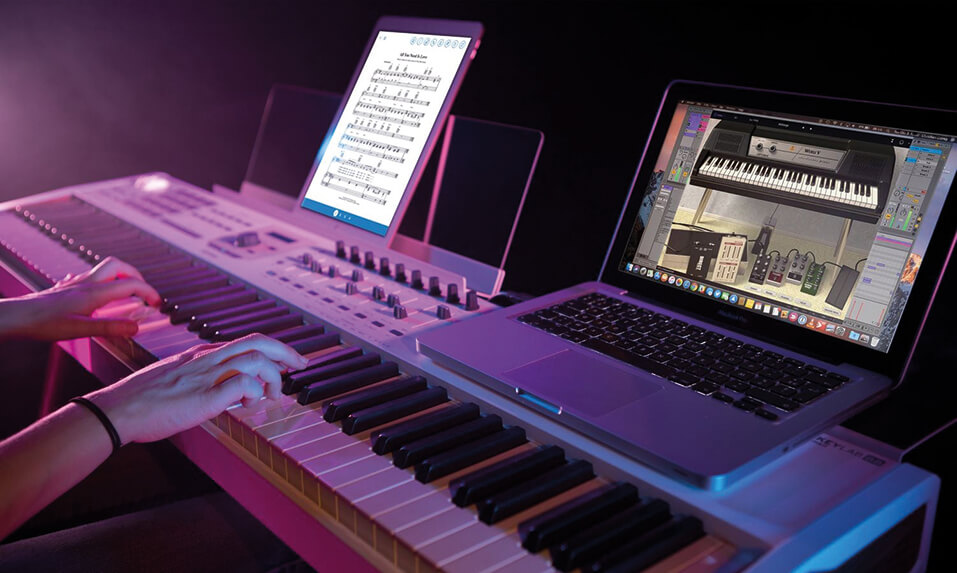 Using MIDI keyboards with Live