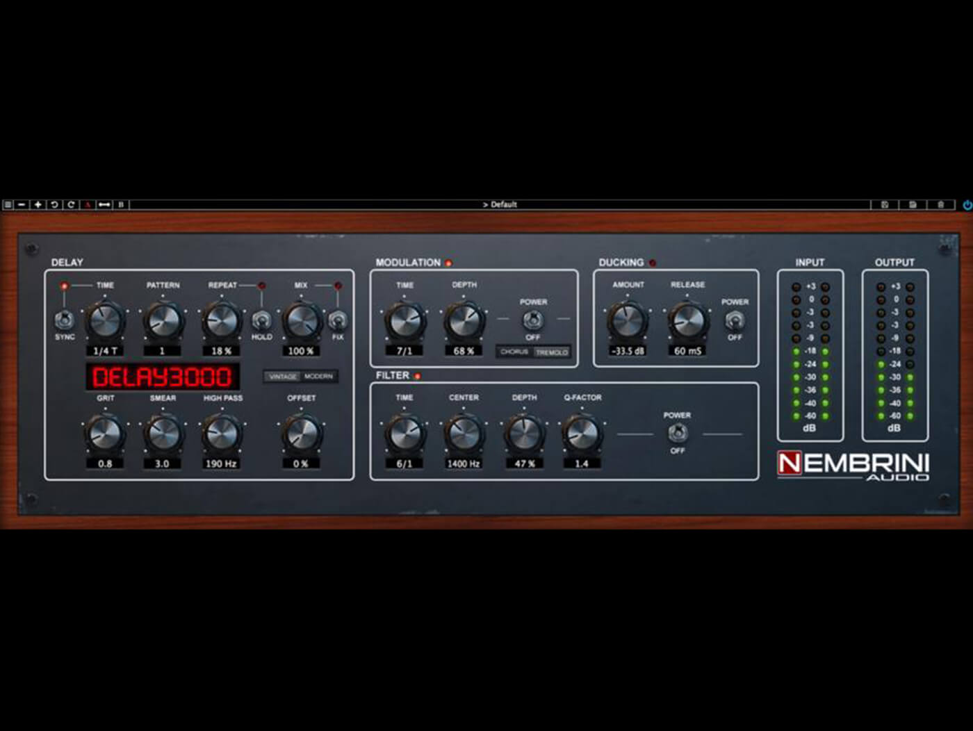 Nembrini Audio DELAY3000 plug-in