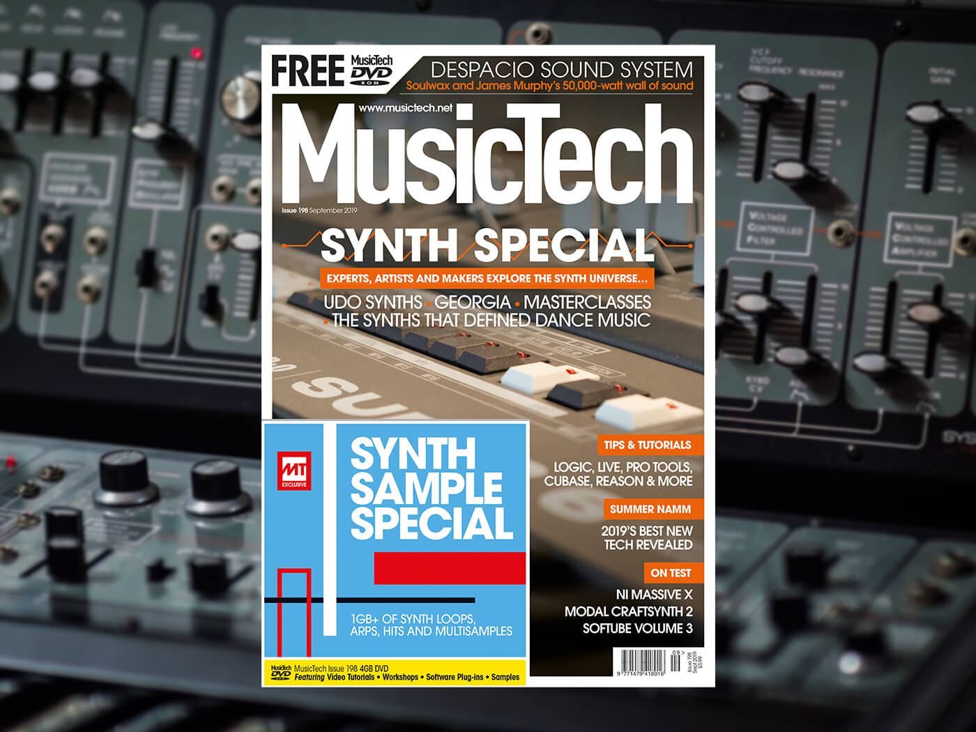musictech magazine issue 198 synth special