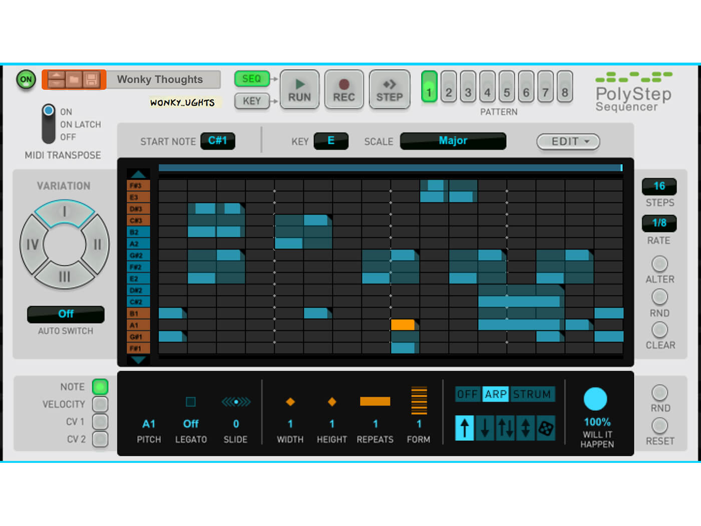 Propellerhead PolyStep Sequencer