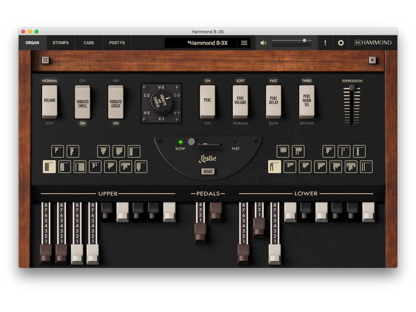 IK Multimedia Hammond B3-X (Controls)