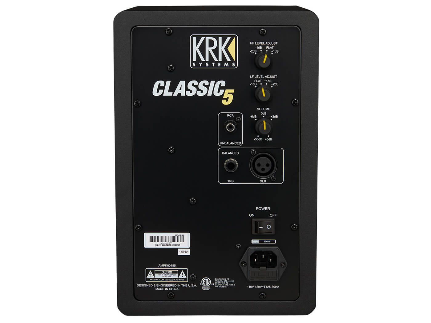 KRK Classic 5 rearview