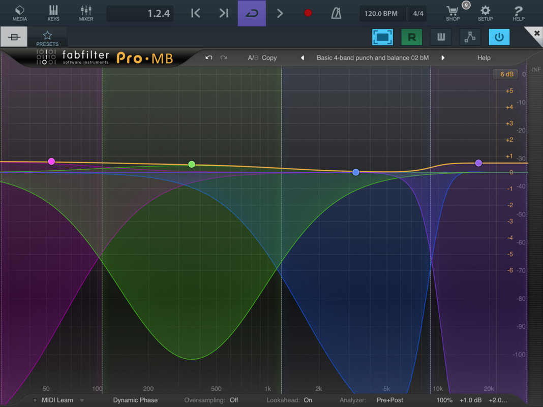 sidechain bus with fabfilter pro q2