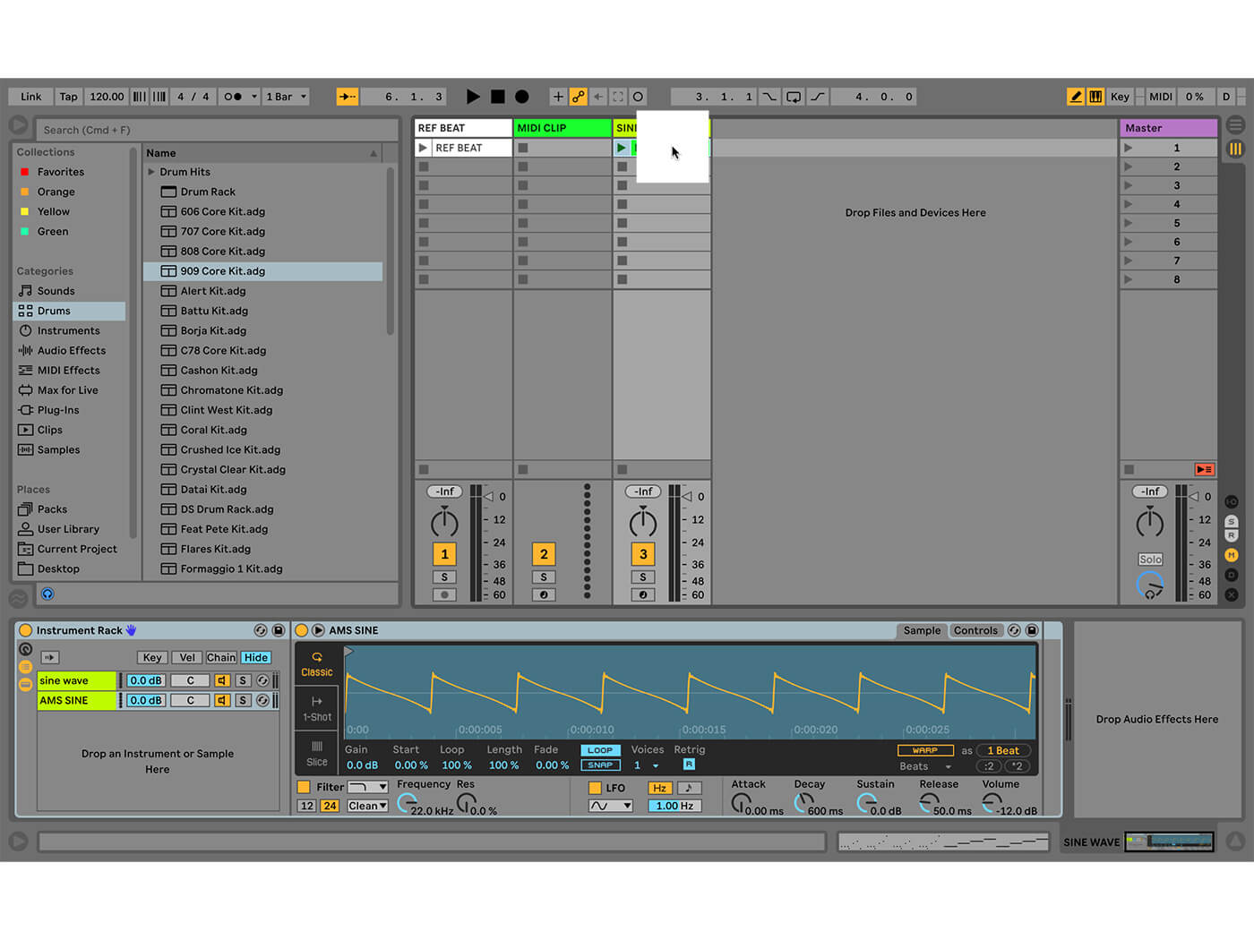 Building a Bass Part in Ableton Live 3