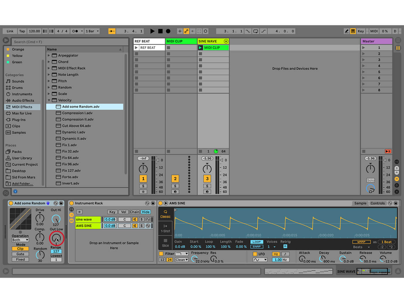 Building a Bass Part in Ableton Live 8