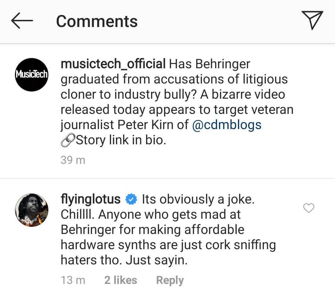 Flying Lotus Comment