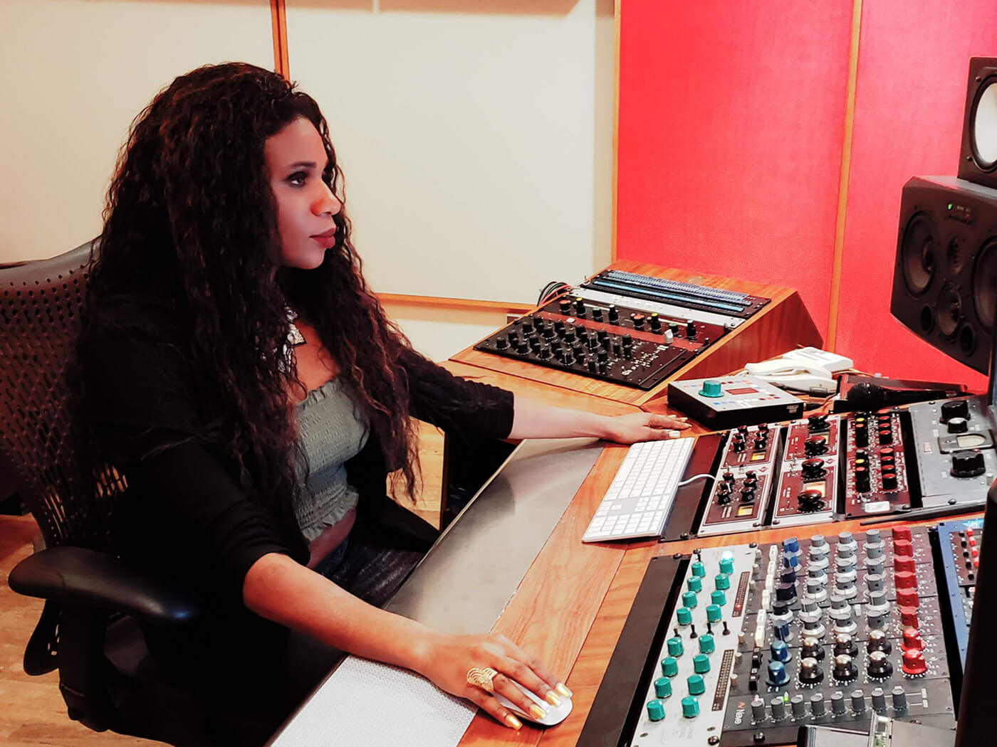 Lachi in Mercy Sound Studio