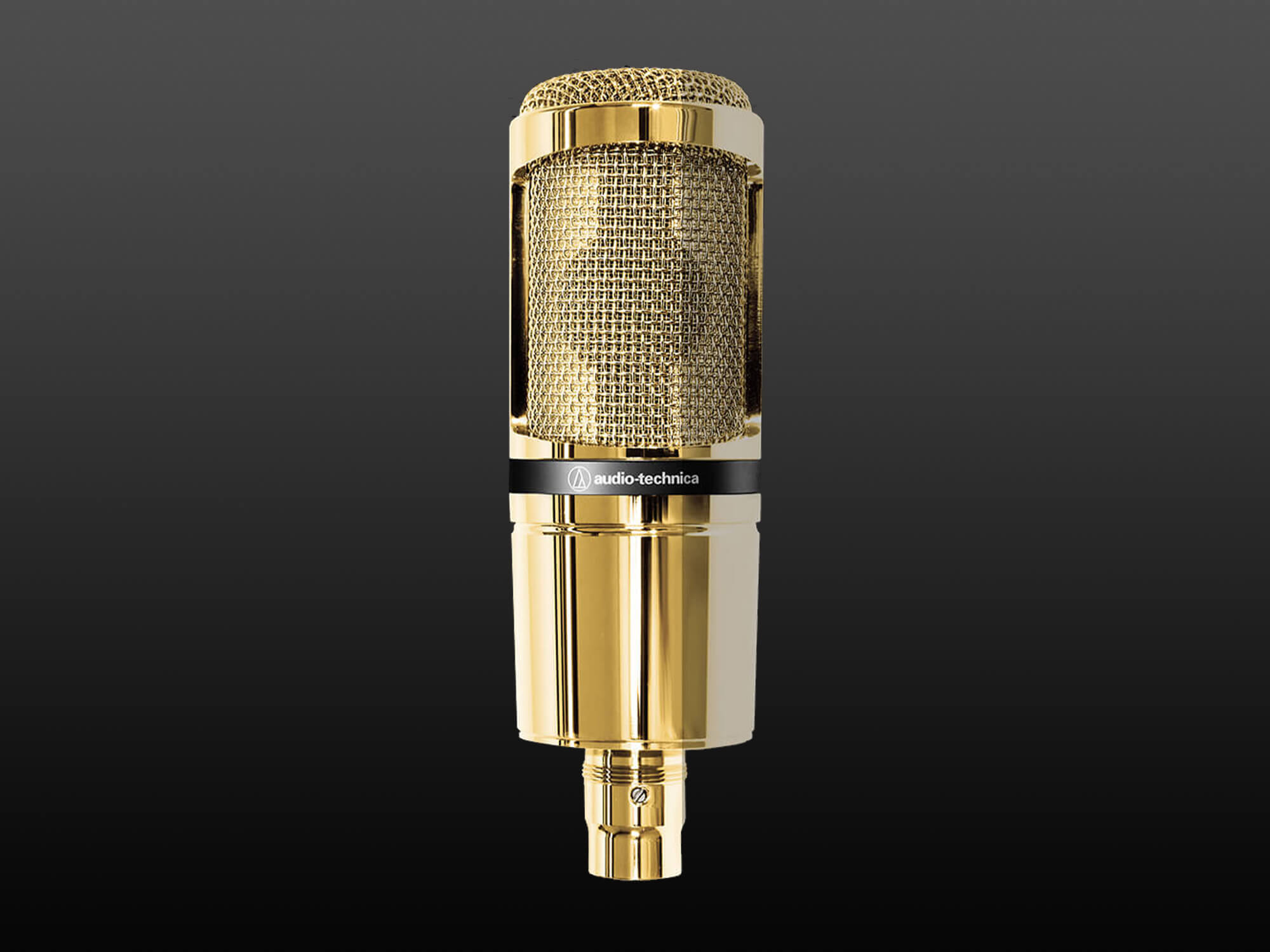 Audio-Technica is giving away a 24-carat gold-plated AT2020 mic | MusicTech