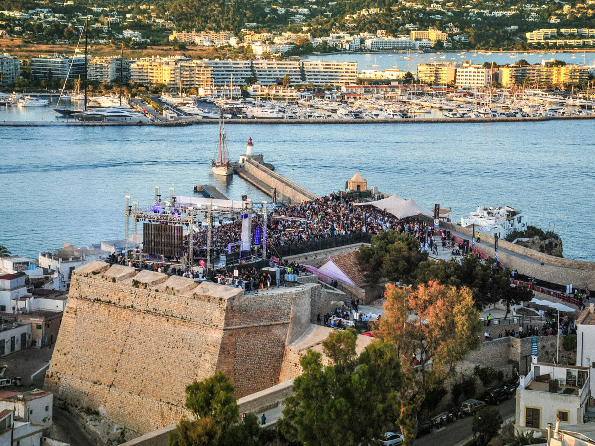 IMS Ibiza Stage Sunset