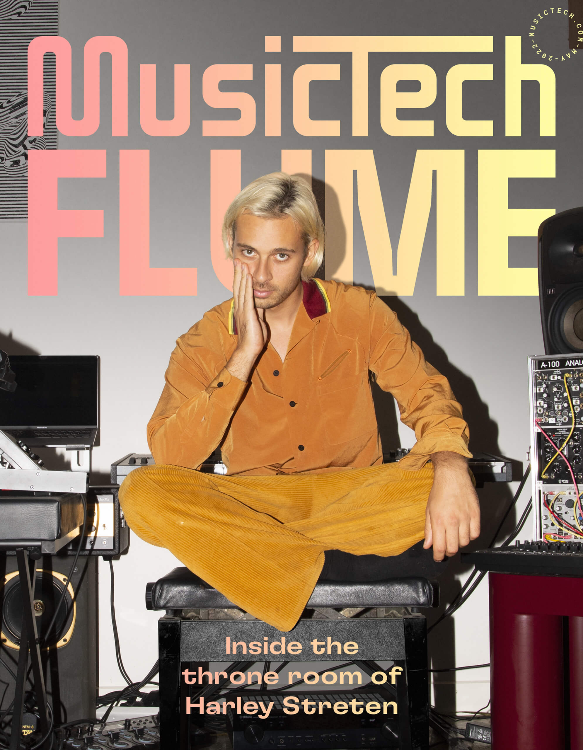 Flume on the cover of MusicTech