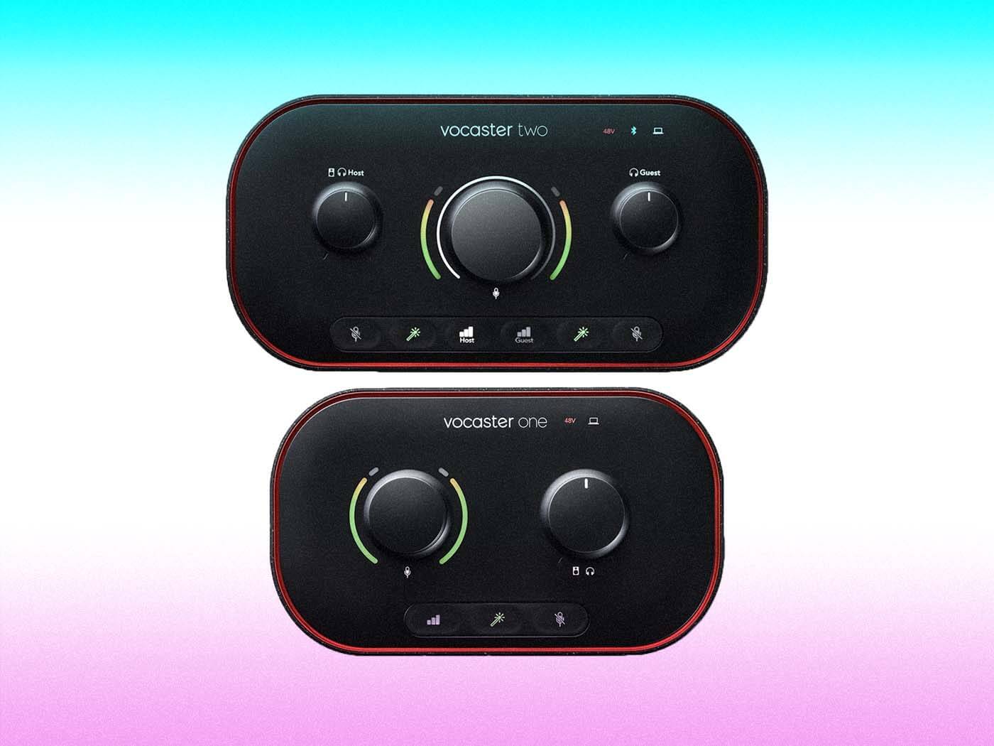 Focusrite Vocaster One and Two