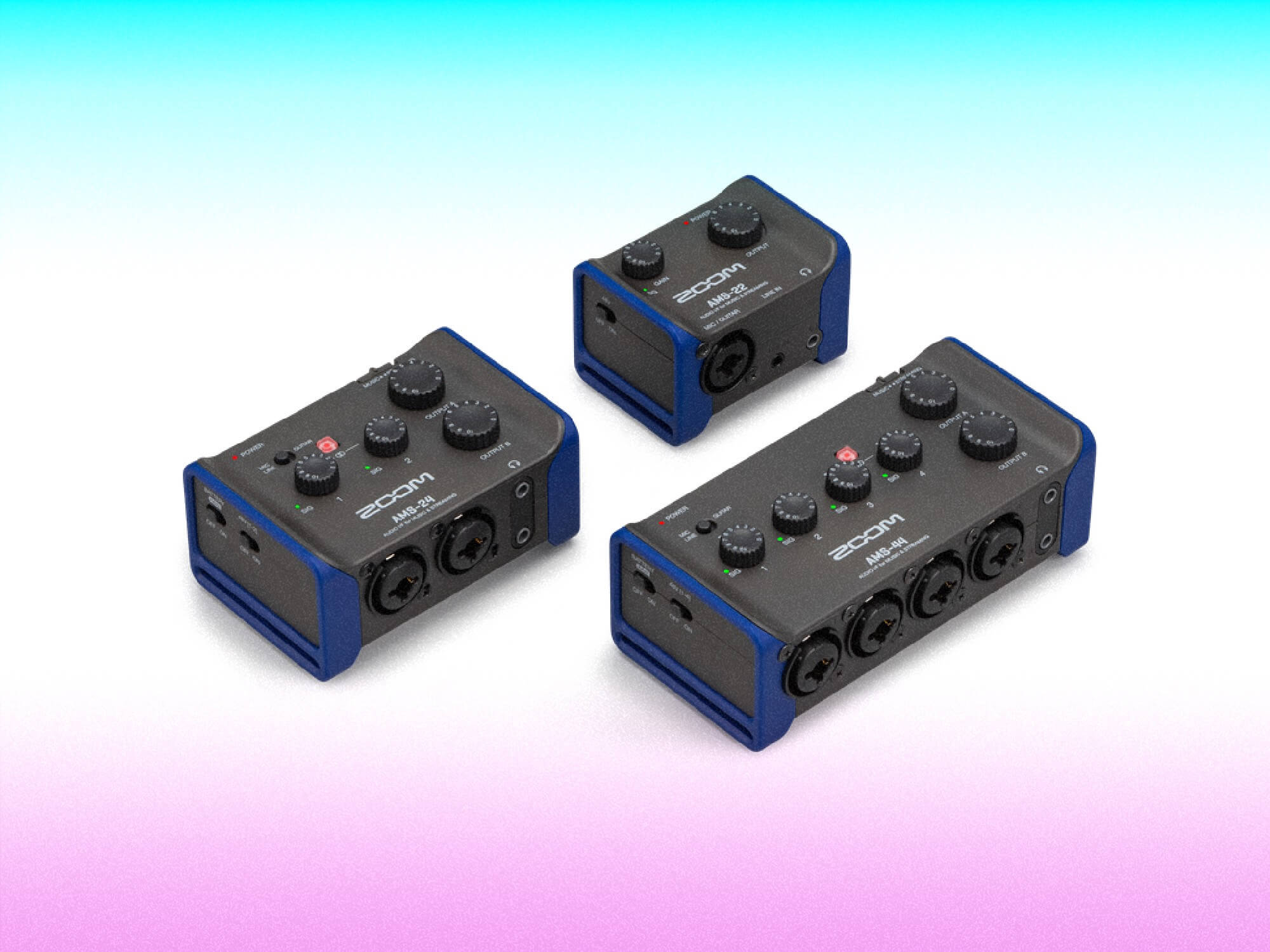 Zoom introduces three portable and no-fuss audio interfaces under the AMS  series