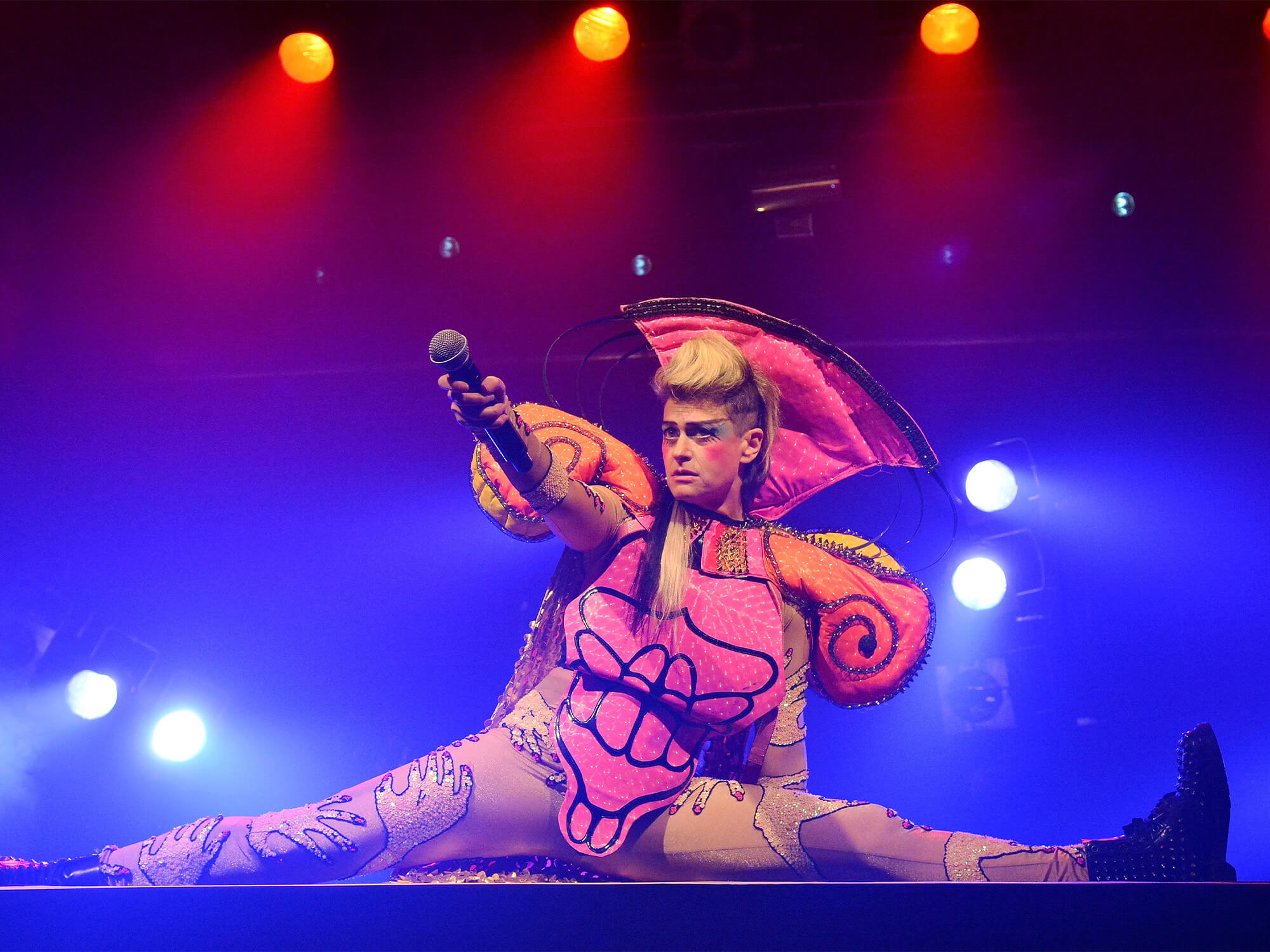Peaches onstage