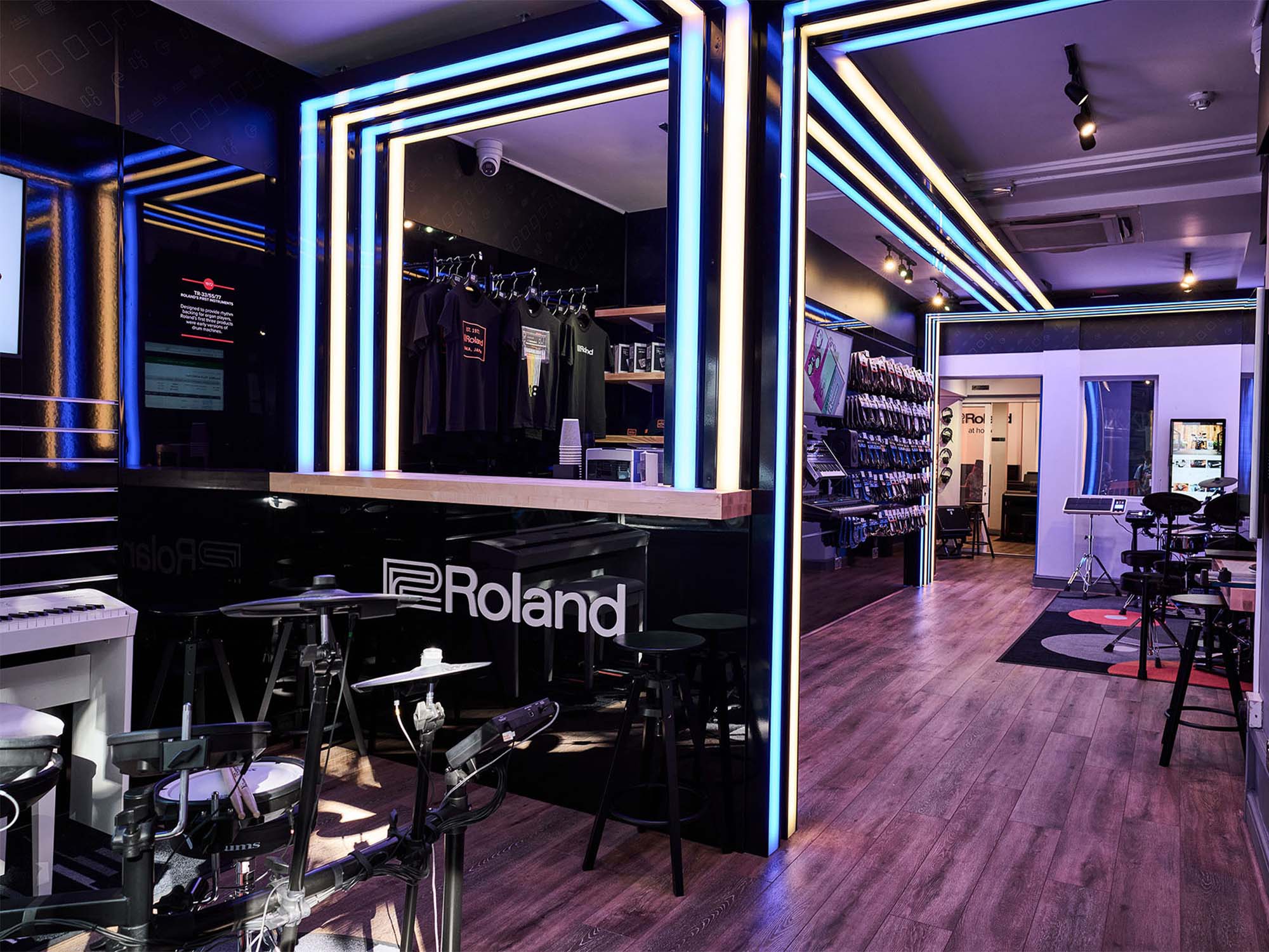 Roland Store Denmark Street London