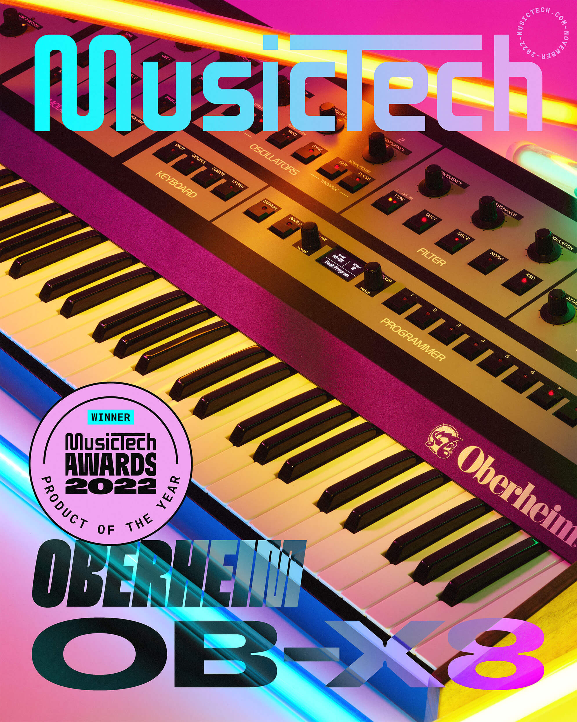MusicTech Awards Cover Oberheim OB-x8